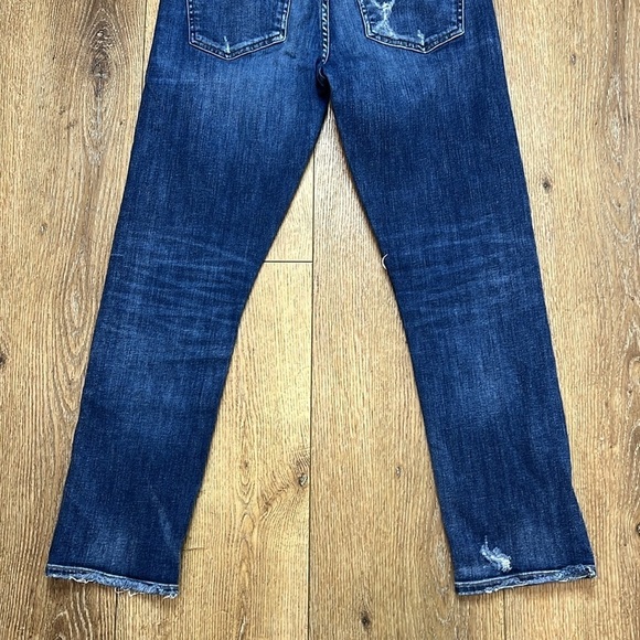AGOLDE Isabel Slim Boyfriend Distressed Jeans Size 26 - Picture 7 of 10